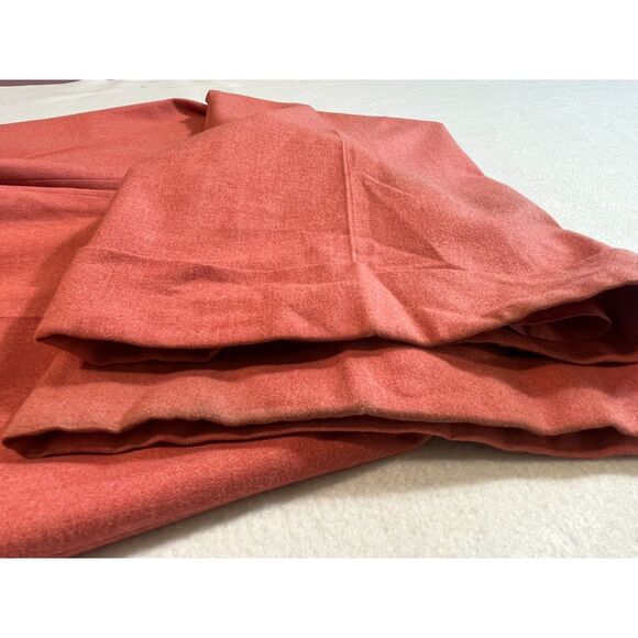 J Crew Salmon Wool Blend Work Trousers Lined Wide Cuffed Leg 8 Favorite Fit - Picture 8 of 11